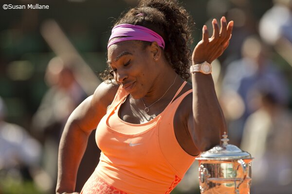 La Serena Williams Scores In Paris Despite The Flu